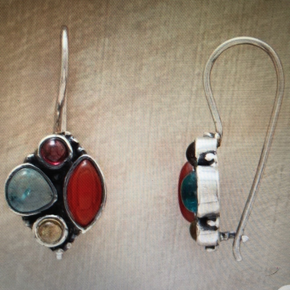 Sundance Catalog Fruit Bowl Earrings With Gift Box